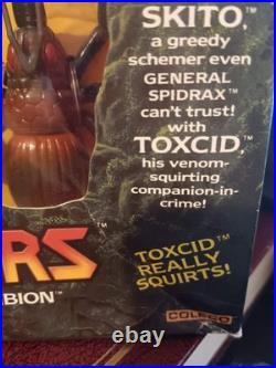 Vintage 1984 Coleco SECTAURS Warriors of Symbion SKITO and TOXCID action figure