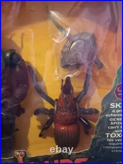 Vintage 1984 Coleco SECTAURS Warriors of Symbion SKITO and TOXCID action figure