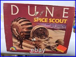 Vintage 1984 DUNE Spice Scout Vehicle LJN Unassembled Sealed Parts with Box B17