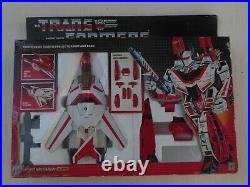 Vintage 1984 G1 Transformer Autobot Air Guardian Jetfire Hasbro Toy In Box