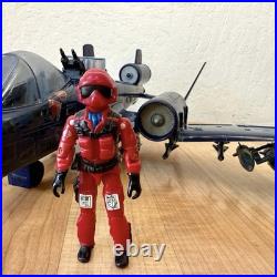 Vintage 1984 Hasbro GI Joe Cobra Rattler & Wild Weasel Pilot Action Figure Toy