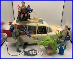 Vintage 1984 Kenner Ecto1 Real Ghostbusters Vehicle Car Lot W Figures Colombia