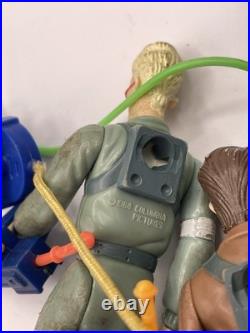 Vintage 1984 Kenner Ecto1 Real Ghostbusters Vehicle Car Lot W Figures Colombia