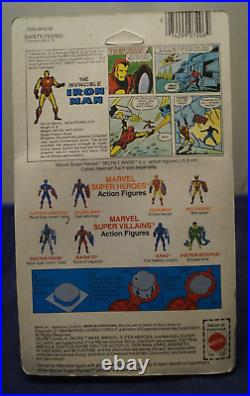 Vintage 1984 Marvel SECRET WARS Iron Man UNPUNCHED MOC Action Figure Toy