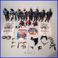 Vintage 1985 Coleco Sectaurs Warriors of Symbion Action Figure Weapons Toy Lot +