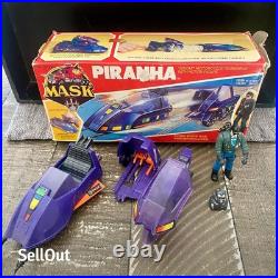 Vintage 1985 Kenner M. A. S. K. VENOM PIRANHA with Box