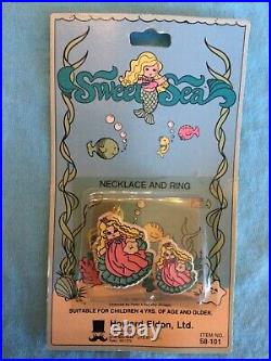 Vintage 1985 Tomy Sweet Sea pins and accessories. New old stock from designer