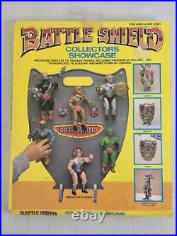 Vintage 1986 Battle Shield Collectors Showcase Display Stand MOTU Thundercats