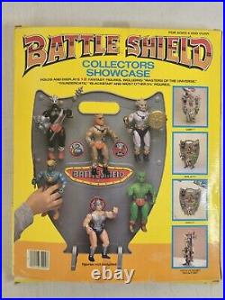 Vintage 1986 Battle Shield Collectors Showcase Display Stand MOTU Thundercats