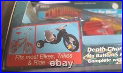 Vintage 1986 Kenner Centurions Depth Charger Bike Horn Toy CIB Sealed box, Rare
