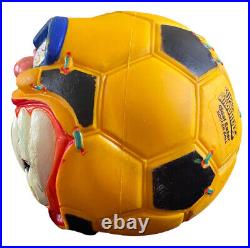 Vintage 1986 Rare Super MADBALLS toy popping head figure GOAL EATER Soccer Ball