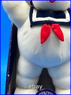 Vintage 1986 Real Ghostbusters Stay Puft Marshmallow Man 15 Plush Kenner with Box