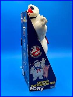 Vintage 1986 Real Ghostbusters Stay Puft Marshmallow Man 15 Plush Kenner with Box