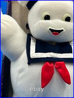 Vintage 1986 Real Ghostbusters Stay Puft Marshmallow Man 15 Plush Kenner with Box