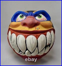 Vintage 1986 Super MADBALLS toy popping head figure GOAL EATER Soccer Ball NICE