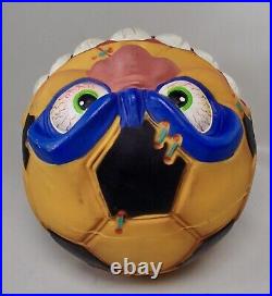 Vintage 1986 Super MADBALLS toy popping head figure GOAL EATER Soccer Ball NICE