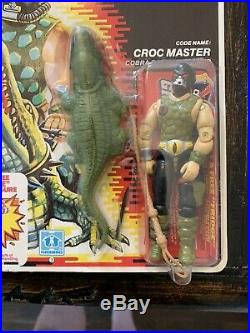 Vintage 1987 Hasbro GI Joe CROC MASTER action figure MOC sealed Crocmaster toy