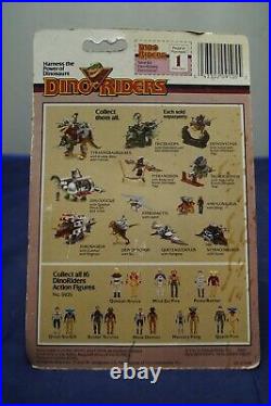 Vintage 1987 Tyco DINO RIDERS Krulos & Questar MOC Action Figure Toy