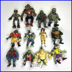 Vintage 1988-1993 Toy TMNT 49 Piece Lot -18 Figures -31 Accessories