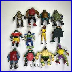 Vintage 1988-1993 Toy TMNT 49 Piece Lot -18 Figures -31 Accessories