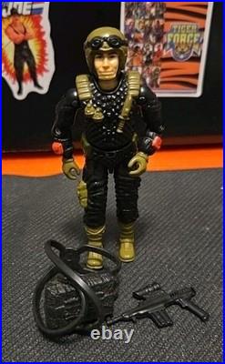 Vintage 1988 GI Joe V2 Night Force CRAZYLEGS 3.75 Action Figure ARAH Primo Cond