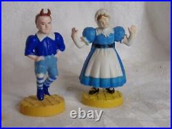 Vintage 1988 Presents Wizard of Oz 17 Munchkin Toy Figures (PVC MGM Turner)