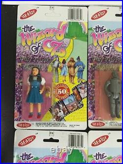 Vintage 1988 Wizard Of Oz Set Of 6 Figures Tak-a-toy Moc