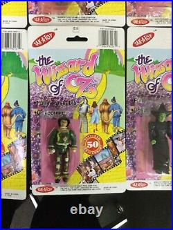 Vintage 1988 Wizard Of Oz Set Of 6 Figures Tak-a-toy Moc