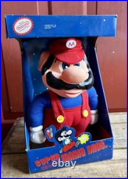 Vintage 1989 12 Nintendo Super Mario Bros Applause Mario Doll Toy In Orig Box