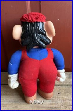 Vintage 1989 12 Nintendo Super Mario Bros Applause Mario Doll Toy In Orig Box