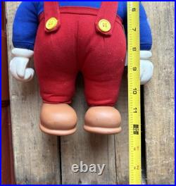 Vintage 1989 12 Nintendo Super Mario Bros Applause Mario Doll Toy In Orig Box