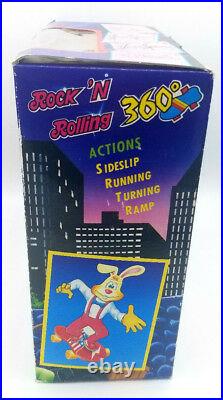 Vintage 1989 Bootleg Roger Rabbit Rock N Rolling Stunts Skateboard Toy RARE