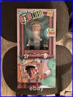 Vintage 1989 Kenner Hey Vern It's Ernest Pull String Talking Doll NOS Working