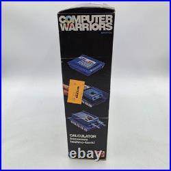Vintage 1989 Mattel Computer Warriors Calculator Techno-Tank Dekodar Toy In Box