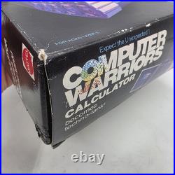Vintage 1989 Mattel Computer Warriors Calculator Techno-Tank Dekodar Toy In Box