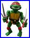 Vintage 1989 PLAYMATES TOY TMNT Raphael Belt 13 in Original Weapons Complete