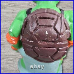 Vintage 1989 Playmate Toy 13 Michelangelo Teenage Mutant Ninja Turtle CoinBank