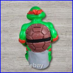 Vintage 1989 Playmate Toy 13 Raphael Teenage Mutant Ninja Turtles Coin Bank