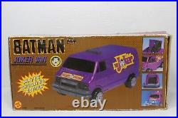 Vintage 1990 Toy Biz Batman Joker Van Water Shooting Complete with Original Box