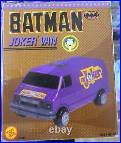Vintage 1990 Toy Biz Batman Joker Van Water Shooting Complete with Original Box
