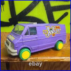 Vintage 1990 Toy Biz Batman The Joker Van Incomplete