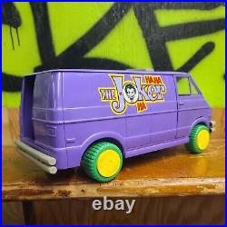 Vintage 1990 Toy Biz Batman The Joker Van Incomplete