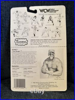 Vintage 1990 WCW Sting The Stinger Twistables JustToys MOC! Bendable Poseable