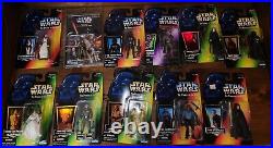 Vintage 1990s Star Wars Toy Action Figurines Lot Of 30 New In Package