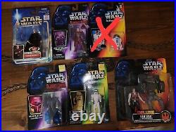 Vintage 1990s Star Wars Toy Action Figurines Lot Of 30 New In Package