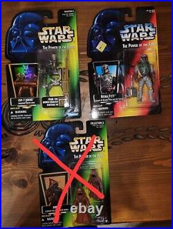 Vintage 1990s Star Wars Toy Action Figurines Lot Of 30 New In Package