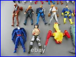 Vintage 1990s Toy Biz Marvel Uncanny X-Men Gambit Spider-Man Villians Figure Lot