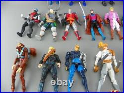 Vintage 1990s Toy Biz Marvel Uncanny X-Men Gambit Spider-Man Villians Figure Lot