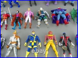 Vintage 1990s Toy Biz Marvel Uncanny X-Men Gambit Spider-Man Villians Figure Lot