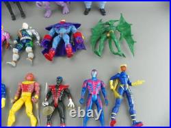 Vintage 1990s Toy Biz Marvel Uncanny X-Men Gambit Spider-Man Villians Figure Lot